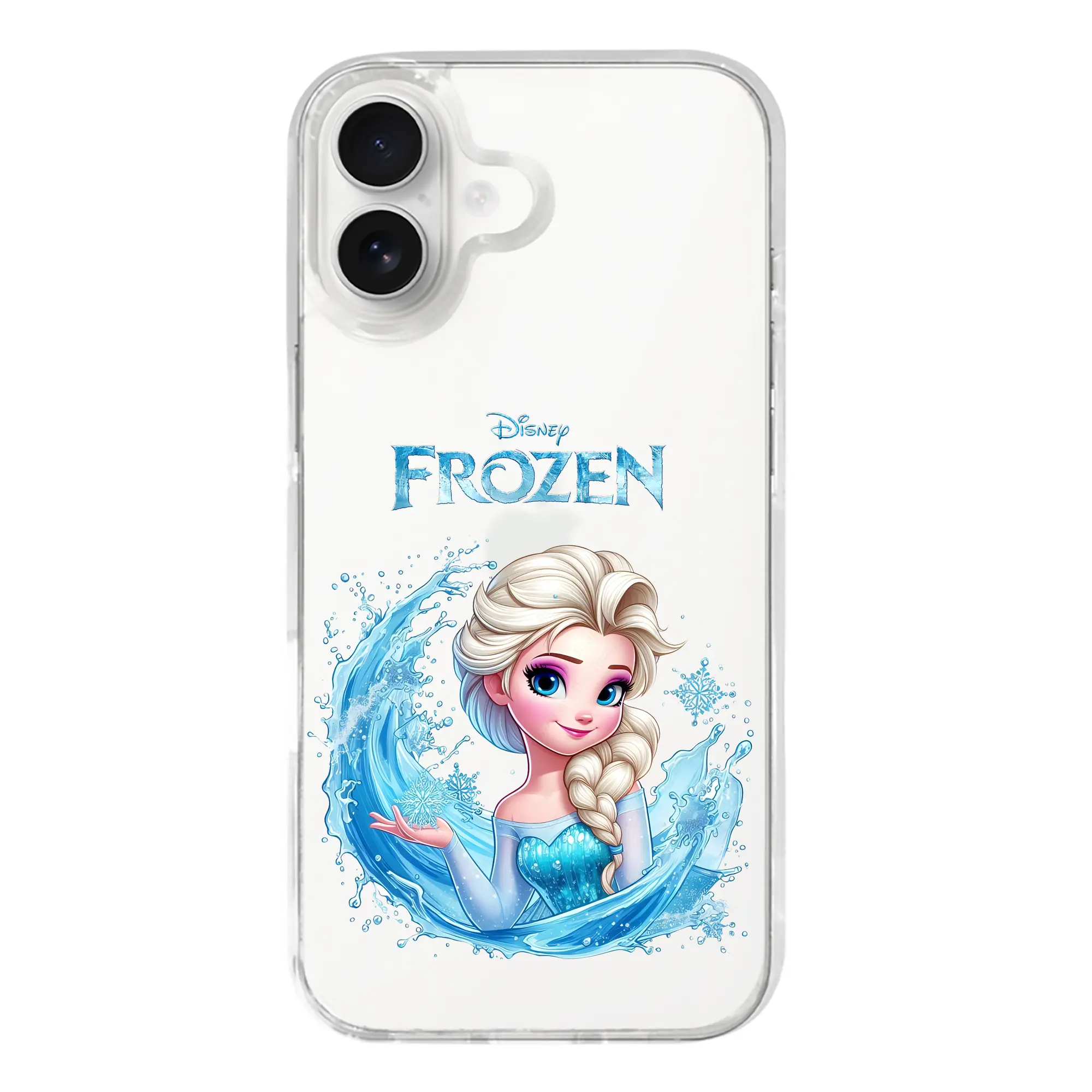 アナと雪の女王(Frozen) グッズ エルサ(Elsa) - iPhone 17シリーズ 透明スマホケース – 薄型・耐衝撃・精密フィット保護カバー